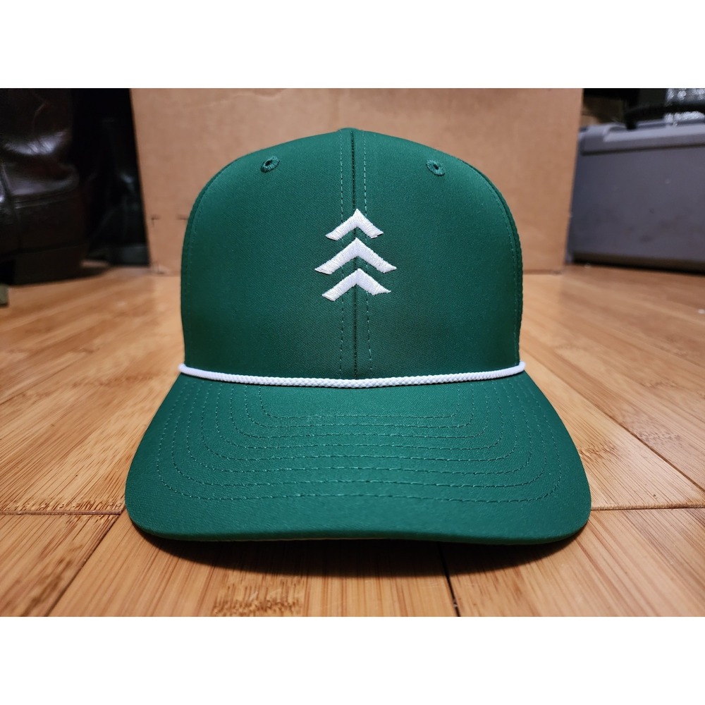 Imperial Golf Hat Green One Size Snapback Rope Golf Club Logo Embroidered Sports